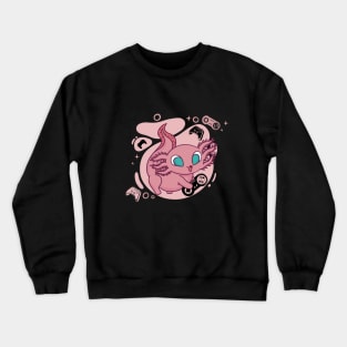 axolotl smile Crewneck Sweatshirt